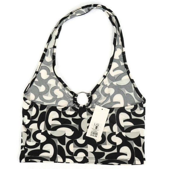 2/$15 Wet Seal Y2K O-ring Halter Crop Top - Picture 2 of 2